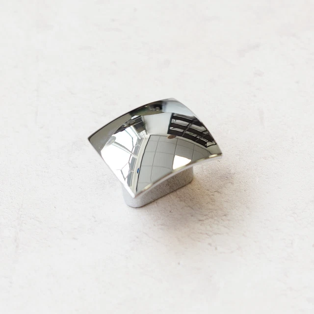 16mm Chrome Cupboard Knob Polished Cabinet Bathroom Kitchen Door Drawer