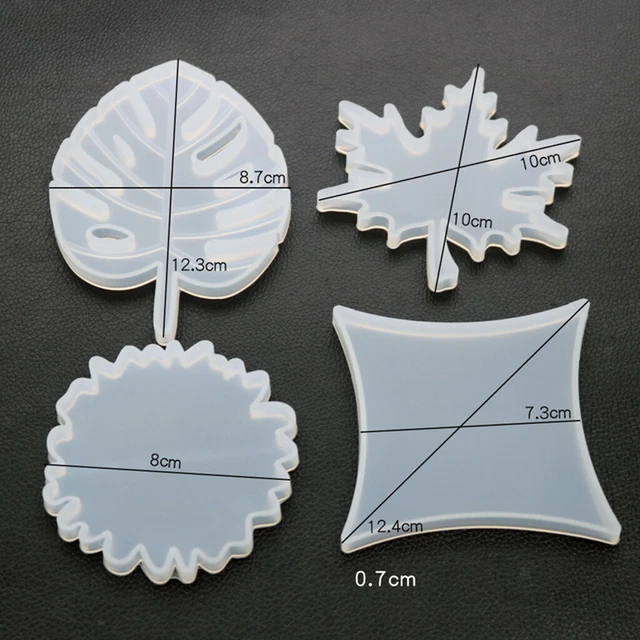Untersetzer Cup Mat Mold Form Silikonform für DIY Seife Epoxidharz
