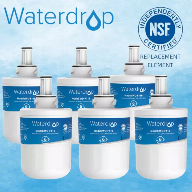 Waterdrop DA29-00003G Fridge Water Filter, Replacement for Samsung DA29-00003G