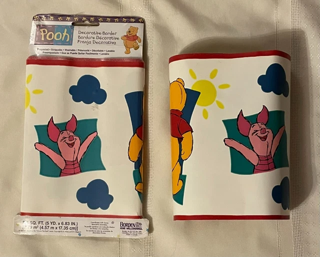 Wall Decor Decorative Border Winnie The Pooh & Piglet 5 Yd X 6.83 IN New + More