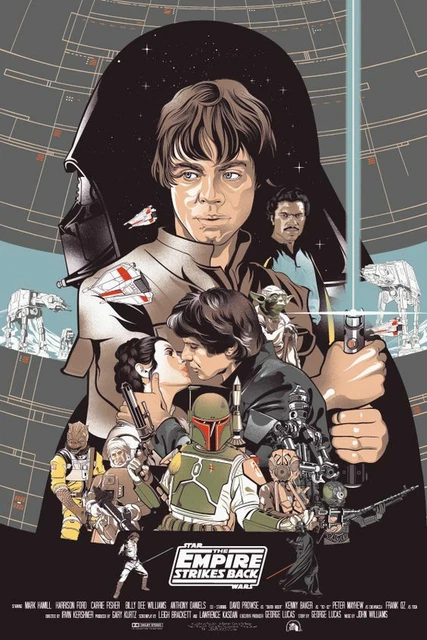 Plaque Murale Métal Vintage Star Wars 30x20 Cm - Luke Skywalker - Collection