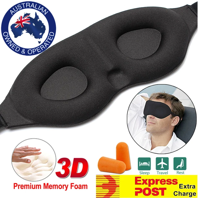 Travel Sleep Eye Mask soft 3D Memory Foam Padded Shade Cover Sleeping Blindfold