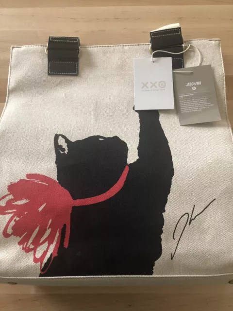 New Milu Print Black Cat Tote Handbag - Jason Wu for Target *SOLD OUT*