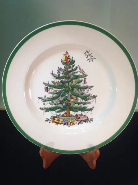 Spode Christmas Tree S3324-A14 - c1938 Dinner Plate 10.75" Dia. Flawless