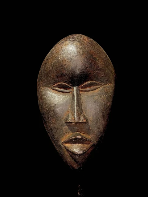 AFRICAN Vintage Hand Carved Lega masks DAN masks Liberia African-4533
