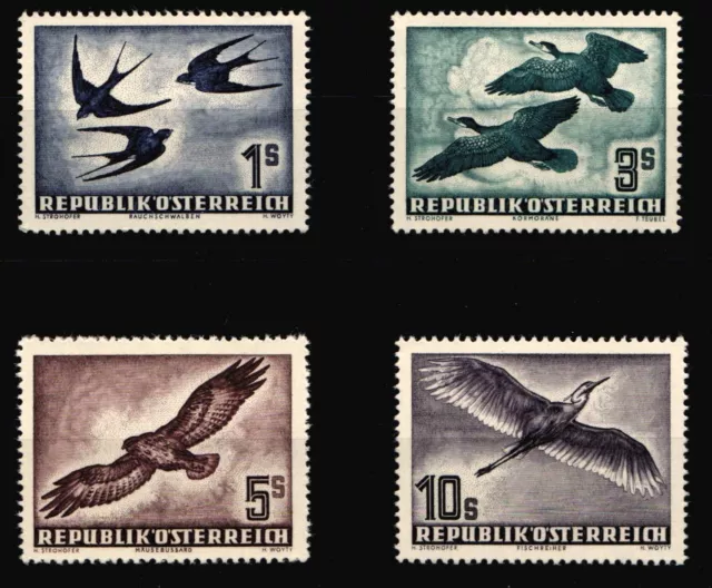 Österreich 984-987 postfrisch Vögel #HZ187