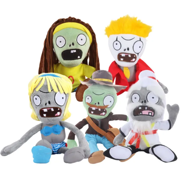 Hot Plants vs Zombies 2 PVZ Figures Plush Baby Gift Staff Toy Stuffed Soft Doll