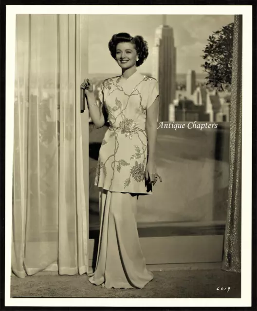1947 MYRNA LOY Dress Irene Lentz Song Of The Thin Man MGM Publicity ...
