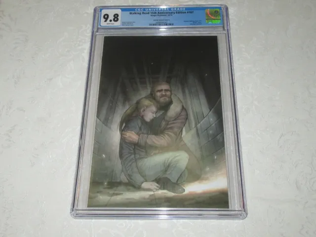 Skybound CGC 9.8 The Walking Dead 15th Anniversary Edition #167 Variant Cover B