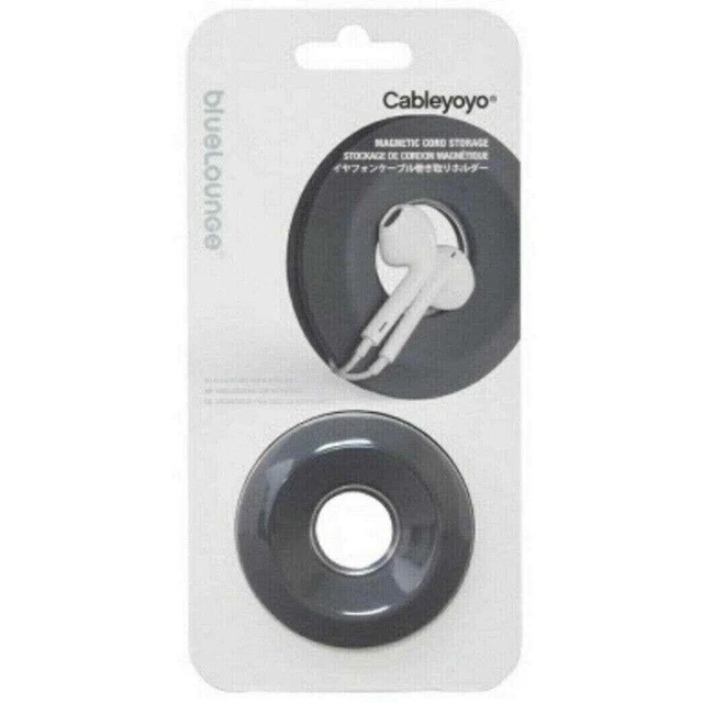 Bluelounge: Cableyoyo: Grey: Magnetic: Ear Buds: Beats: Headphones: Cord Storage