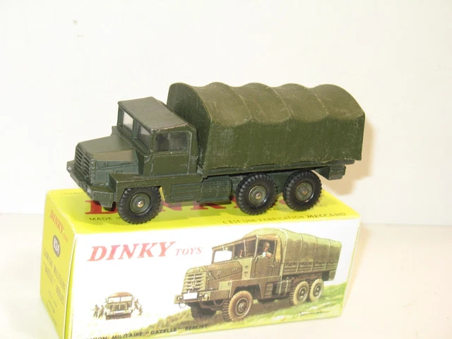 Dinky Toys - Camion Berliet Militaire Avec Grue - Métal - Vintage