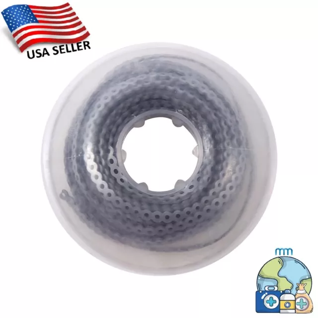 Orthodontic Elastic Power Chain Long 15ft Ortho Band Silver Gray Spool