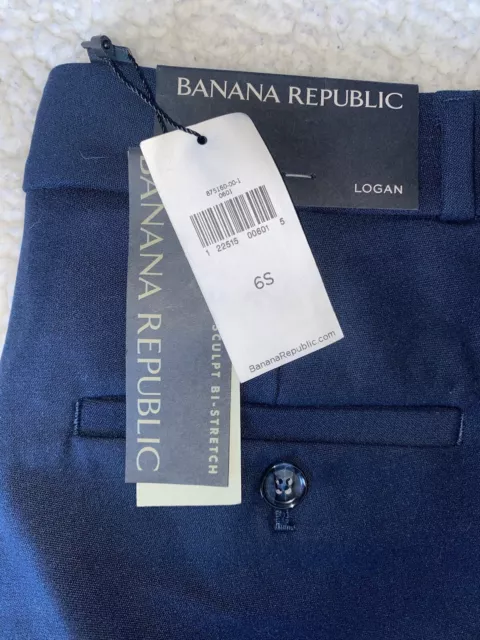 Banana Republic Logan Trouser-Fit Washable Bi-Stretch Pant Size 6s 2