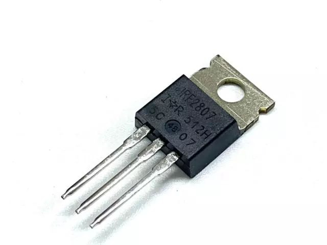 1 pz - transistor IRF2807 MOSFET canale N 230 W 75 V 82A TO-220 - NOS originale