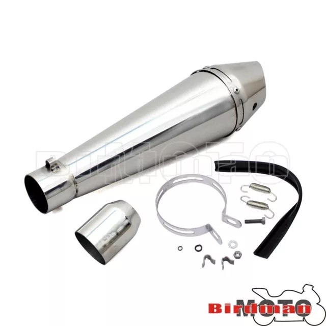 Street Bike 38-51 mm adattatore marmitta tubo di scarico silenziatore per scooter quad ATV 2