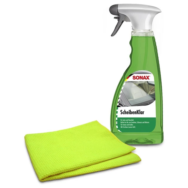 500ml SONAX PULITORE DISCHI CHIARO + PANNO VETRO DETERGENTE DISCHI