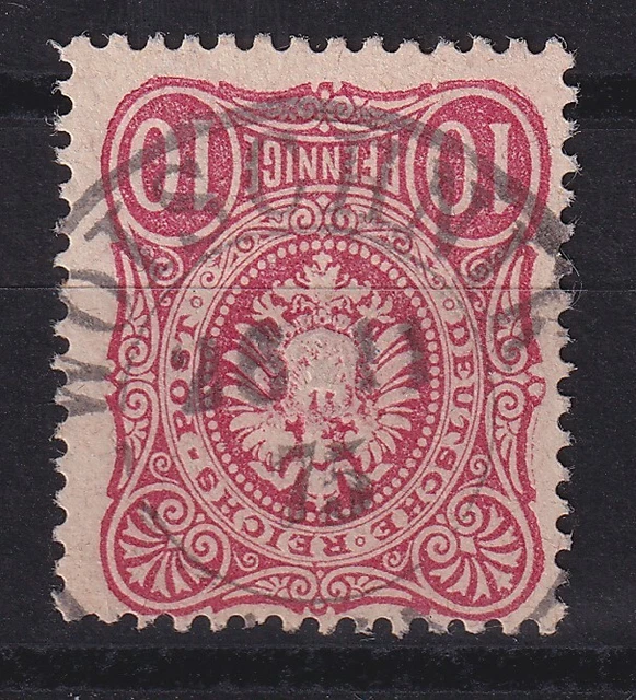 64990) WOISCHNIK Schlesien 1875 nachverwendeter Preußen-Stempel
