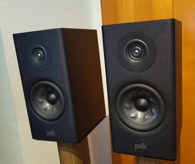 1 Paar wunderschöne Polk Reserve R100 Regallautsprecher, OVP