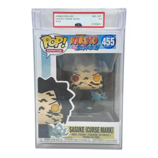 PSA 8.5 Funko Pop! Sasuke (Curse Mark) # 455 Naruto Shippuden