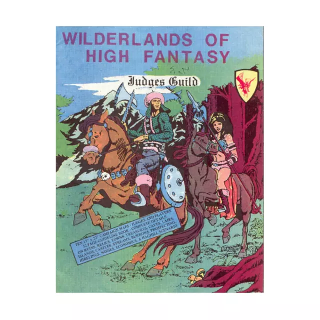 Judges Guild D&D Module Wilderlands of High Fantasy (4th) EX