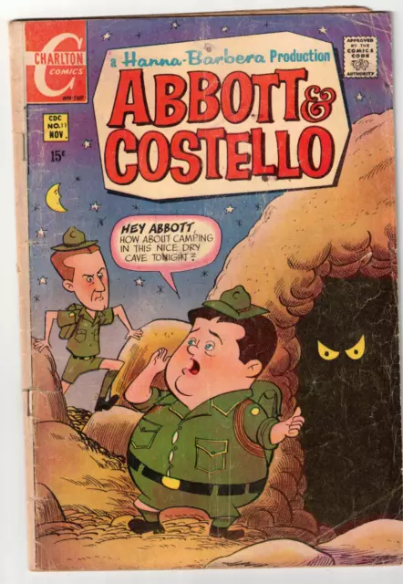 1969 Abbott & Costello No.11 Comic - Charlton Comics- A Hanna Barbera Production