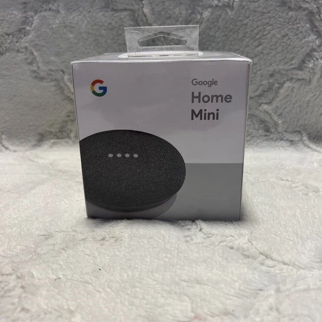New Google Home Mini Smart Assistant Charcoal (GA00216-US)