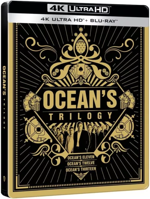 Trilogy Eleven Twelve + Ocean's Thirteen [4K Ultra HD + Blu-Ray-Édition boîtier