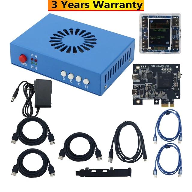 CAP75T + KMBOX NET Kit CapDMA Board Direct Memory Access Board