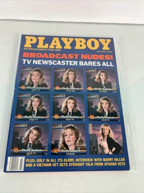 PLAYBOY JULI 1989 Erika Eleniak Mittelfaltung nur Pin Up gebraucht EUR