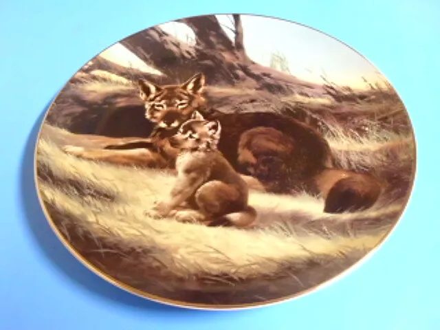 Collector Plate Will Nelson Last Of Their Kind The Red Wolf