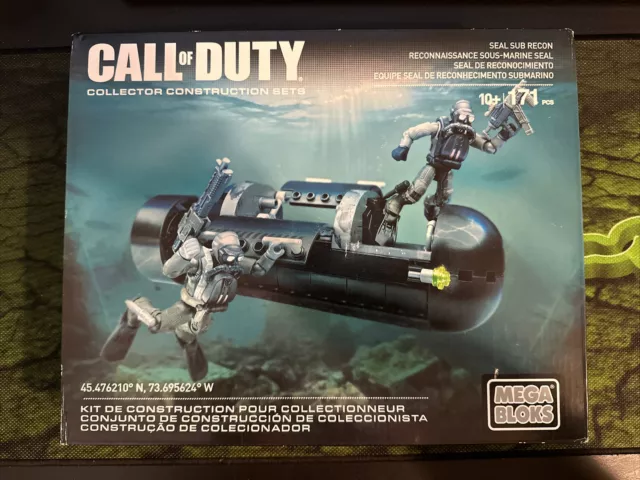 Call Of Duty Seal Sub Recon Mega Bloks Set - Brand New In Box - Free Uk Delivery