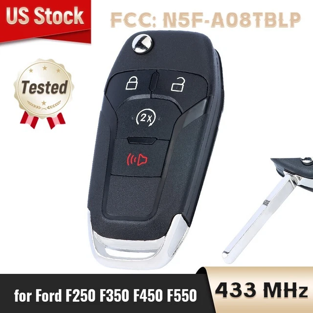 FOR 2023 2024 Ford F250 F350 F450 F550 Flip Remote Key Fob N5FA08TBLP