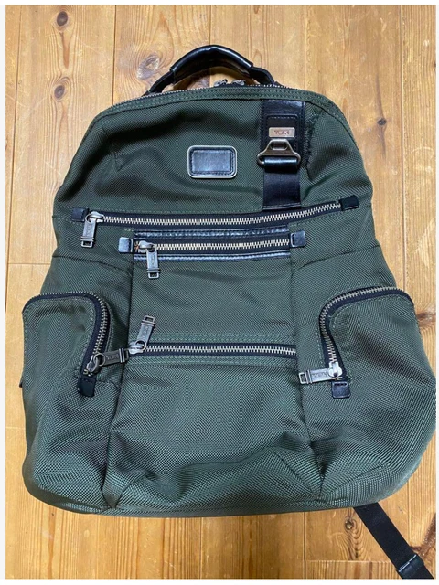 TUMI Alpha Bravo Knox Backpack Green from Japan