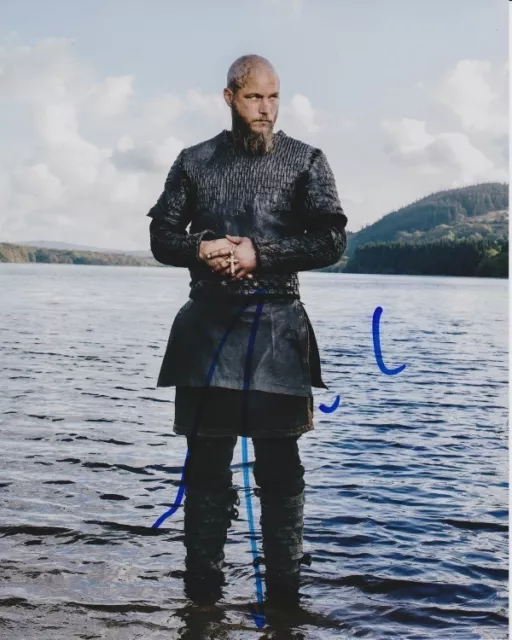 TRAVIS FIMMEL signed autographed 8x10 VIKINGS RAGNAR LOTHBROK photo