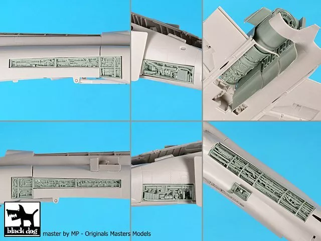 Black Dog 1/48 F-4B Phantom II Jet Aircraft Big Detail Set (for Tamiya) A48145 Black Dog 1/48 F-4B Phantom II Jet Aircraft Big Detail Set (for Tamiya) A48145
