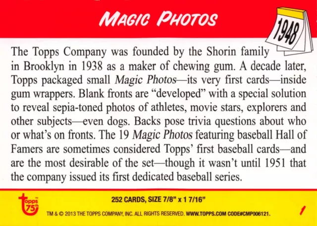 🔥2013 Topps 75th Anniversary RAINBOW FOIL YOU PICK & Complete Your Set! NM-MT🔥 2