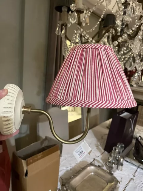 Wandlampe mit Schirm Comptoir de Famille 2 Stück Durchmesser oben 10 cm unten 21