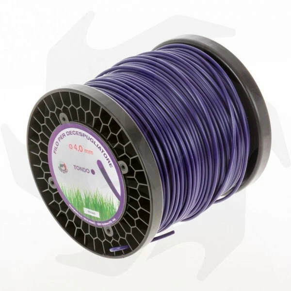 Filo Decespugliatore Verde Bobina Testina Giardino D. 2,4 Mm X 408 Mt