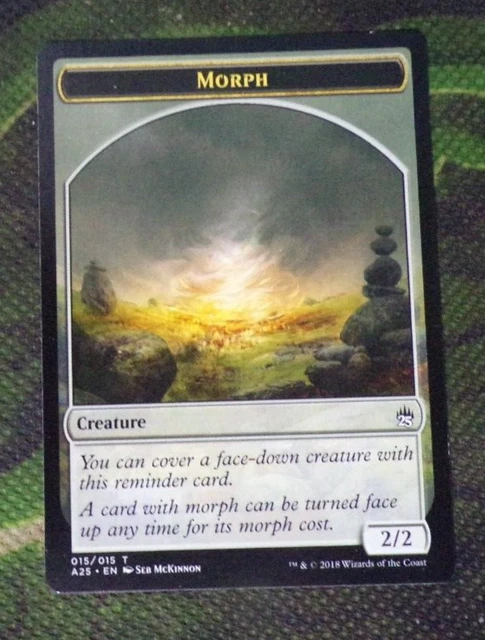 Morph 015 - Master 25 MTG Token Card