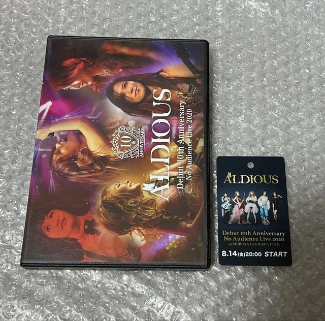 ALDIOUS 10TH ANNIVERSARY Live DVD & CD Set No Audience 2020
