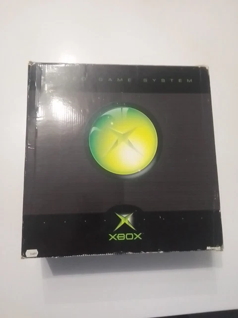 Boîte Vide Xbox Originale (1ère Génération) - Sans Console, état Abîmé