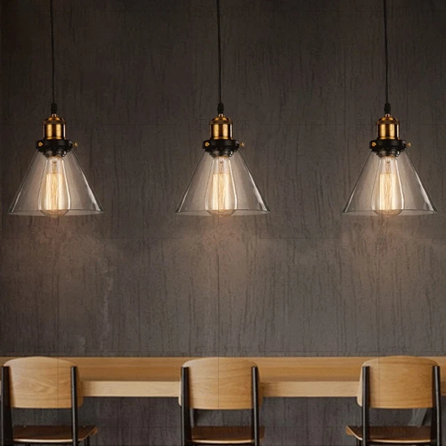 GLASS PENDANT LIGHTING Shop Modern Ceiling Light Fixture Kitchen Home