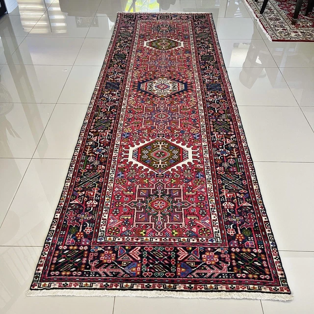 Superb Antique Exquisite Hand-knotted Runner Rug 3’ 7” X 11’ (INV5911)