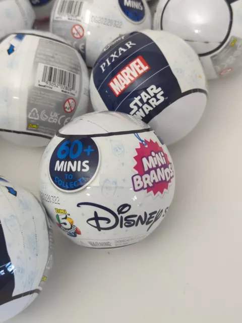 New/Sealed - Lot (12)x Zuru Mini Brands Disney Store Edition 5 Surprise Balls 3