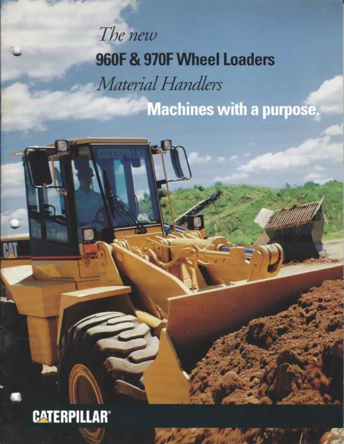 Equipment Brochure - Caterpillar - 960F 970F - Wheel Loader (E4174)