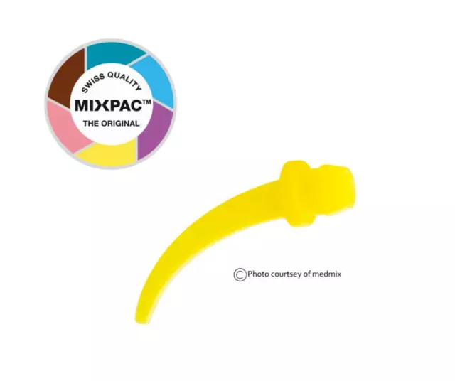 Dental Original Medmix Mixpac Yellow Pack of 50 Intra Oral Tips Free II Ship