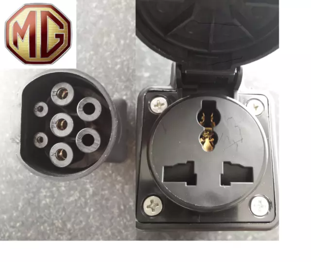 EV Cable Adapter 2022 MG ZS MG4 MG5 Discharge V2L Vehicle to Load UK Power Cut