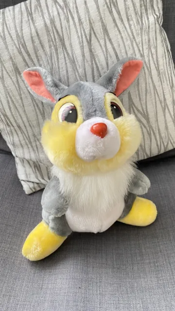 Disneyland Walt Disney World Thumper Rabbit 11” Plush Soft Toy Bambi 80s