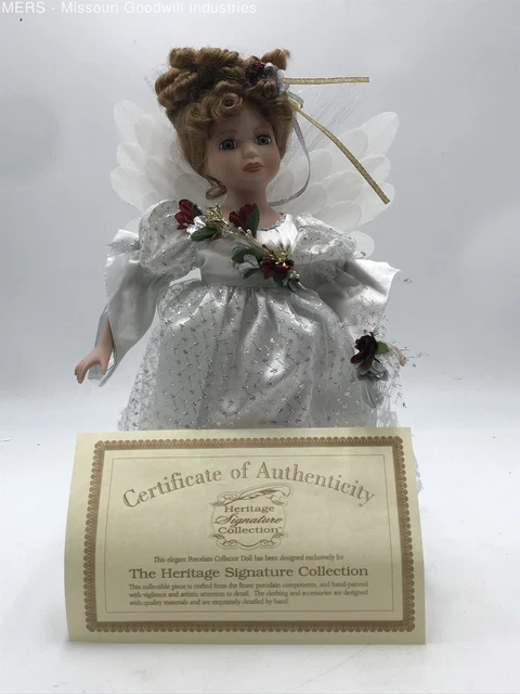 The Heritage Signature Collection 14" Porcelain Doll w/COA