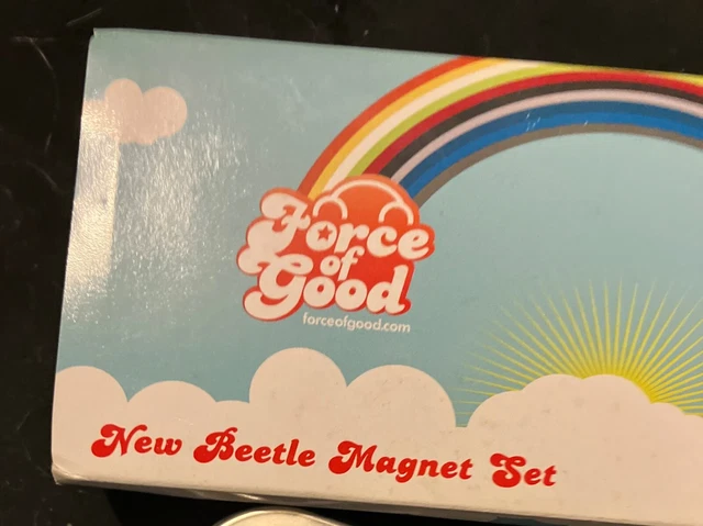Volkswagen Beetle promotional magnet set...